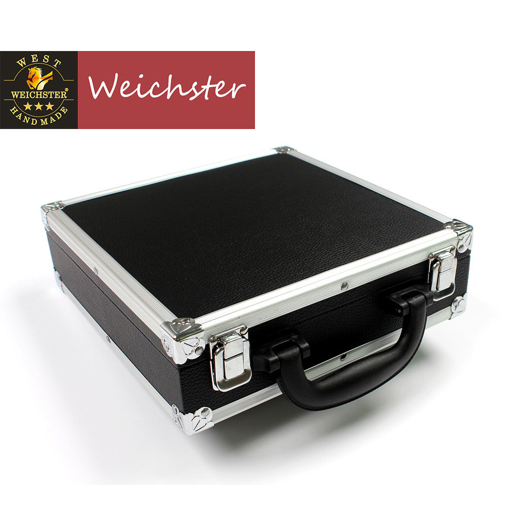 Weichster-Black Aluminum Snooker or Pool Ball Carrying Case