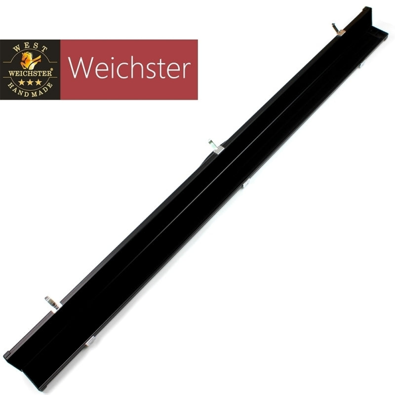 Weichster New 1Piece Aluminum Snooker Pool Cue Case 60" with Locks Chalk Space
