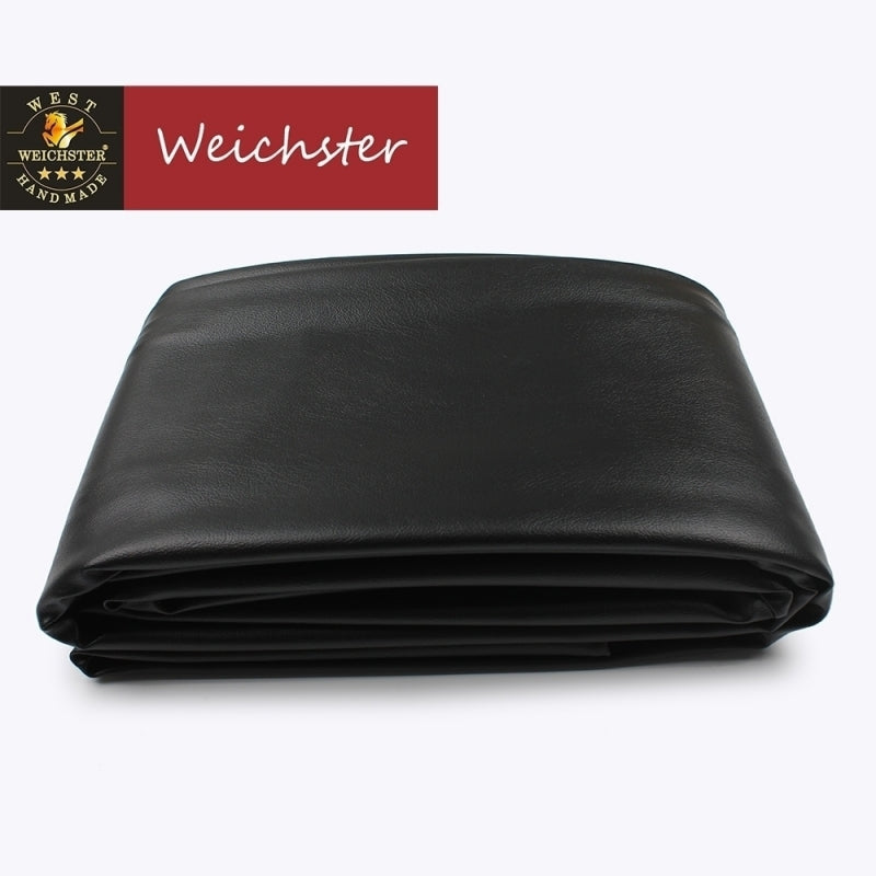 Weichster Quality Heavy Duty Vinyl Black & Brown Snooker Pool Table Cover 7ft 8ft 9ft 12ft