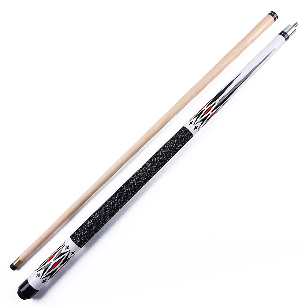 Weichster Canadian Maple Wood Shaft linen grip 57" 13mm Screw on Tip 1/2 Split Billiards Pool Cue Stick