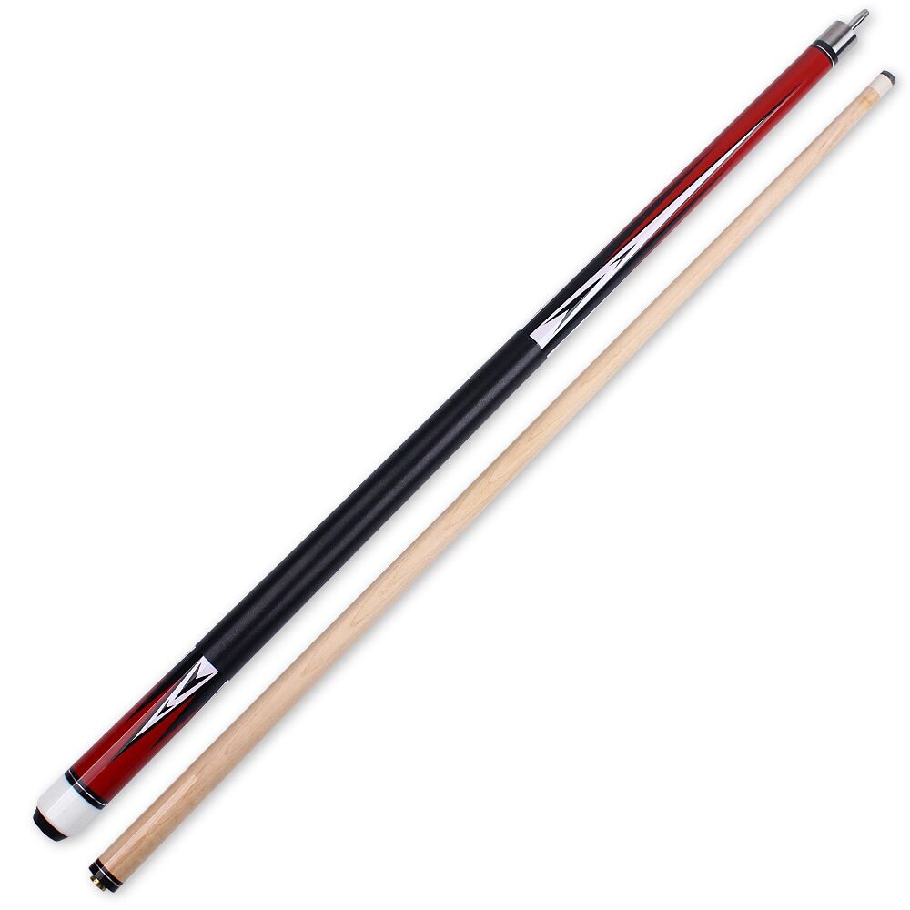 Weichster fast joints PU grip 1/2  Stick Maple Wood 57" Billiard Pool Cue with Glove